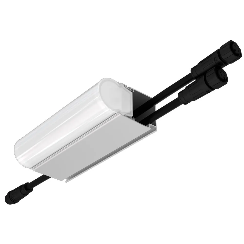 Модерн v2.0 24В DC RGBW DMX 8 пикс/м (Профиль, транзитное подключение) — светильник ЮДИС-БЕЛ